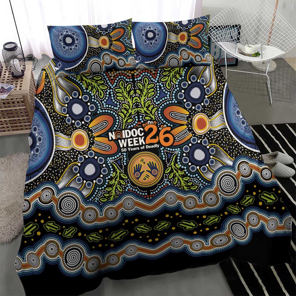 NAIDOC Deadly 50 Years Bedding Set Aboriginal and Torres Strait Islander