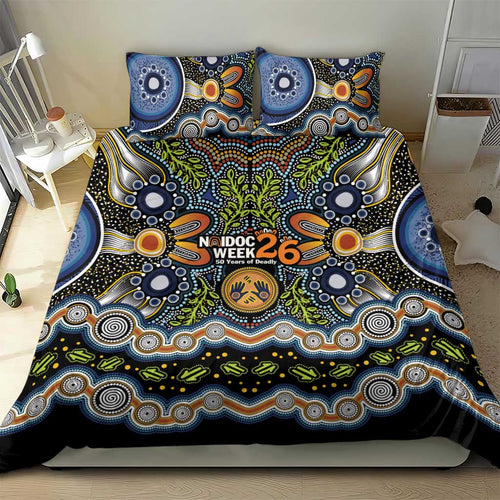 NAIDOC Deadly 50 Years Bedding Set Aboriginal and Torres Strait Islander