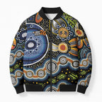 NAIDOC Deadly 50 Years Bomber Puffer Jacket Aboriginal and Torres Strait Islander
