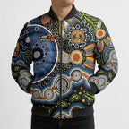 NAIDOC Deadly 50 Years Bomber Puffer Jacket Aboriginal and Torres Strait Islander