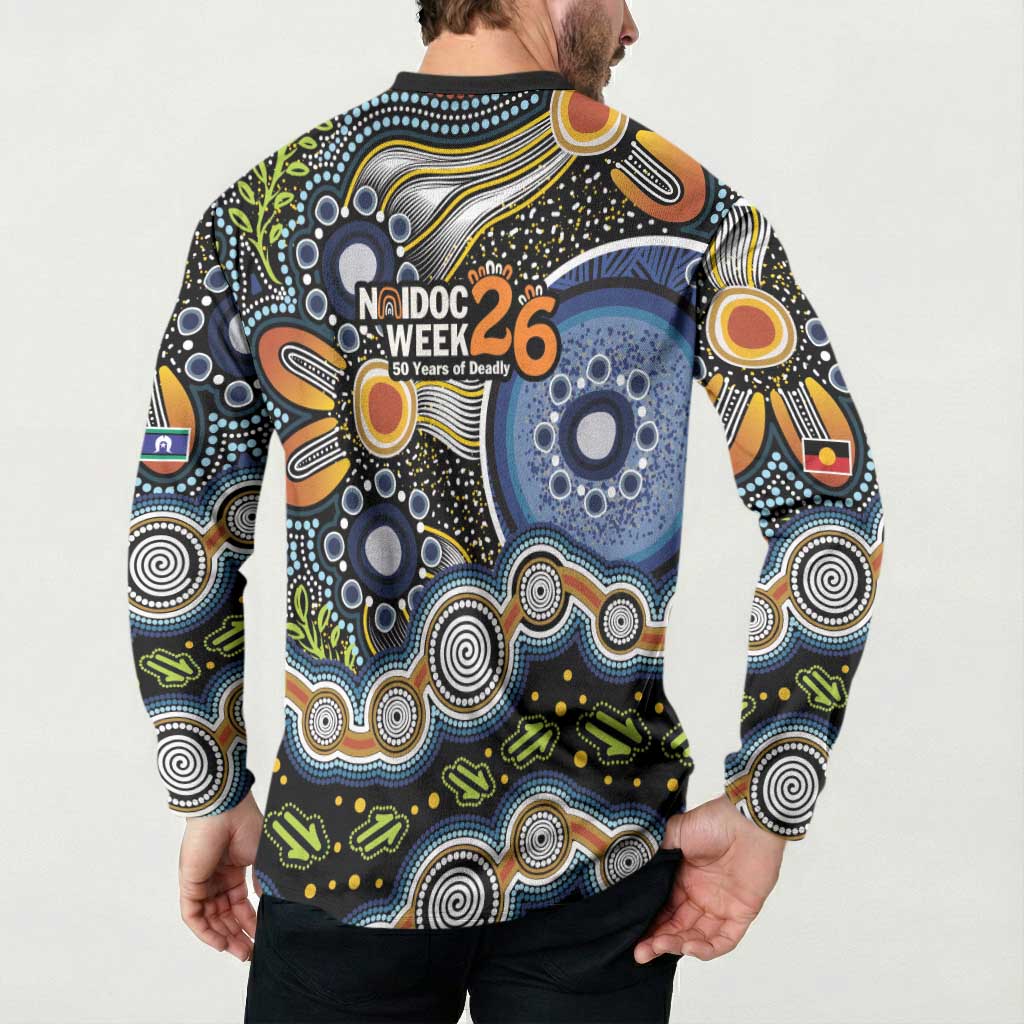 NAIDOC Deadly 50 Years Button Sweatshirt Aboriginal and Torres Strait Islander
