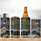 NAIDOC Deadly 50 Years 4 in 1 Can Cooler Tumbler Aboriginal and Torres Strait Islander