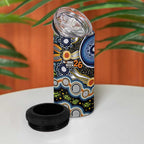 NAIDOC Deadly 50 Years 4 in 1 Can Cooler Tumbler Aboriginal and Torres Strait Islander