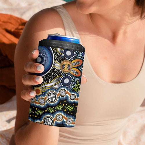 NAIDOC Deadly 50 Years 4 in 1 Can Cooler Tumbler Aboriginal and Torres Strait Islander