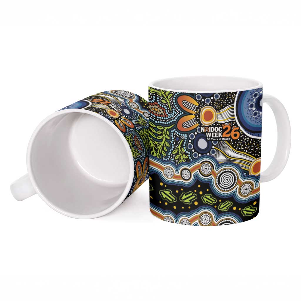 NAIDOC Deadly 50 Years Ceramic Mug Aboriginal and Torres Strait Islander