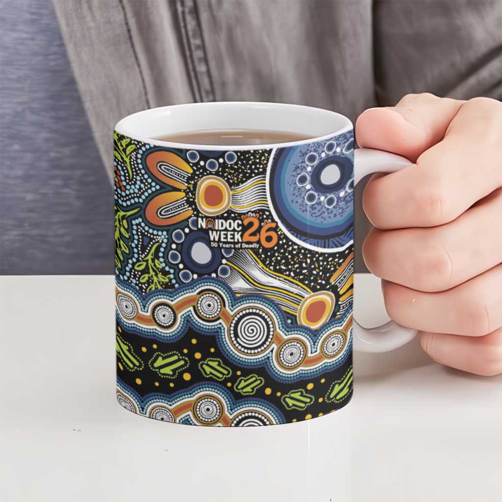 NAIDOC Deadly 50 Years Ceramic Mug Aboriginal and Torres Strait Islander