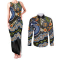 NAIDOC Deadly 50 Years Couples Matching Tank Maxi Dress and Long Sleeve Button Shirt Aboriginal and Torres Strait Islander