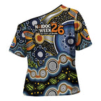 NAIDOC Deadly 50 Years Cross Shoulder Shirt Aboriginal and Torres Strait Islander
