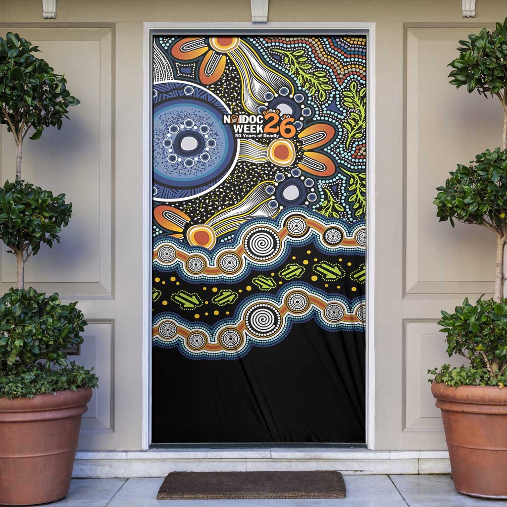 NAIDOC Deadly 50 Years Door Cover Aboriginal and Torres Strait Islander