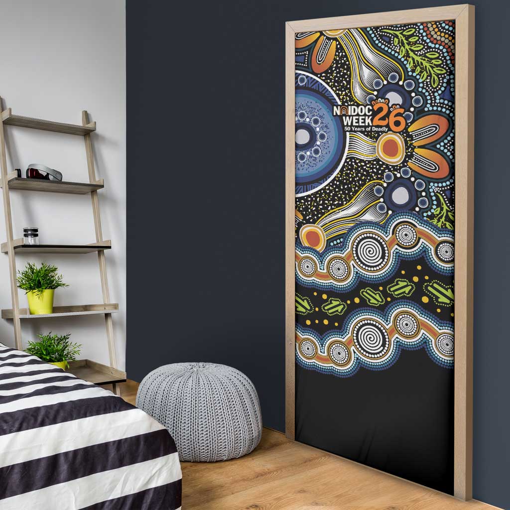 NAIDOC Deadly 50 Years Door Cover Aboriginal and Torres Strait Islander