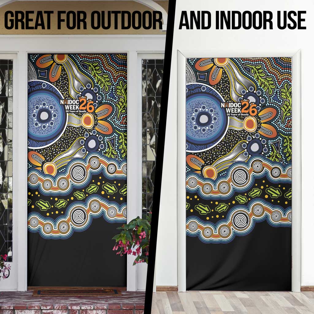 NAIDOC Deadly 50 Years Door Cover Aboriginal and Torres Strait Islander