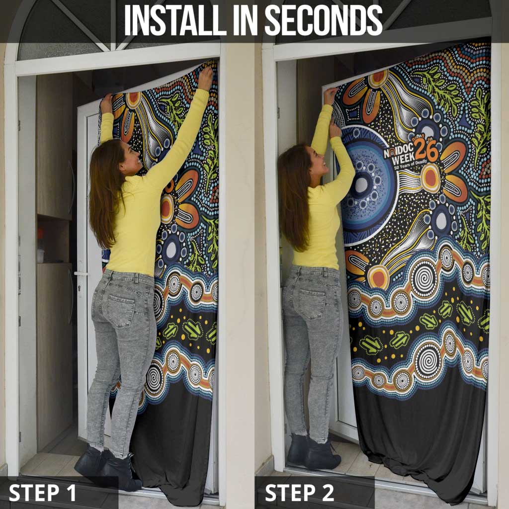 NAIDOC Deadly 50 Years Door Cover Aboriginal and Torres Strait Islander