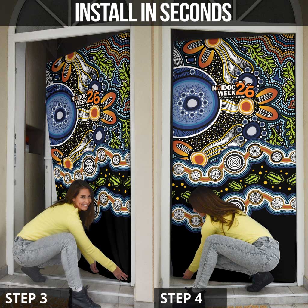 NAIDOC Deadly 50 Years Door Cover Aboriginal and Torres Strait Islander