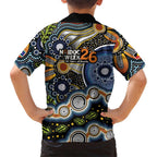 NAIDOC Deadly 50 Years Family Matching Long Sleeve Bodycon Dress and Hawaiian Shirt Aboriginal and Torres Strait Islander