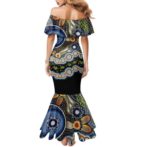 NAIDOC Deadly 50 Years Family Matching Mermaid Dress and Hawaiian Shirt Aboriginal and Torres Strait Islander