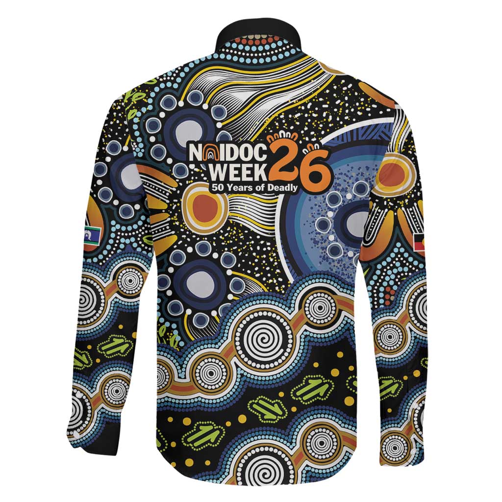 NAIDOC Deadly 50 Years Family Matching Puletasi and Hawaiian Shirt Aboriginal and Torres Strait Islander