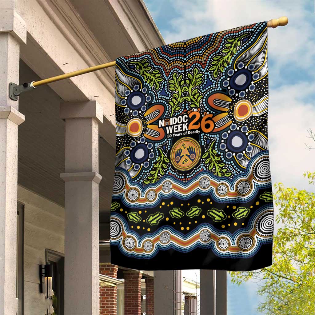 NAIDOC Deadly 50 Years Garden Flag Aboriginal and Torres Strait Islander