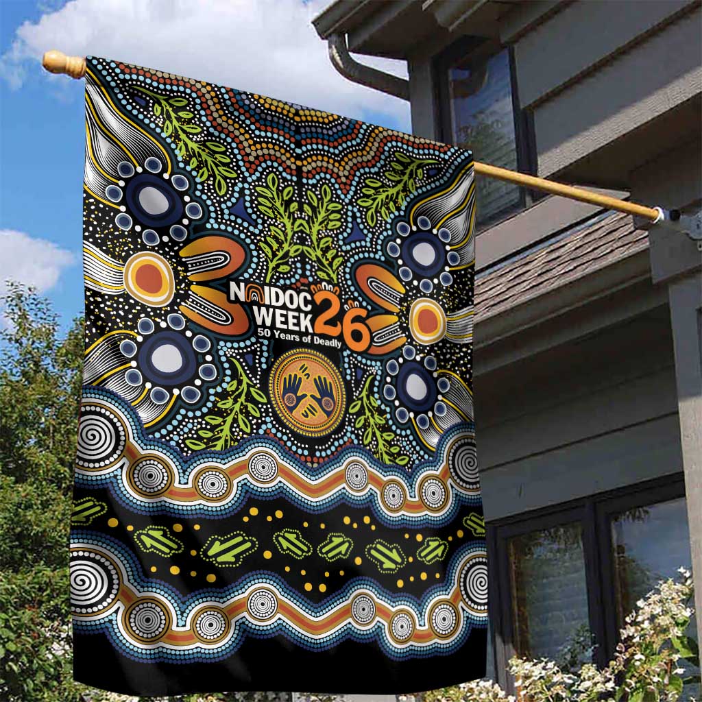 NAIDOC Deadly 50 Years Garden Flag Aboriginal and Torres Strait Islander