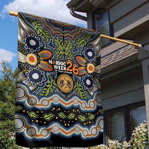 NAIDOC Deadly 50 Years Garden Flag Aboriginal and Torres Strait Islander