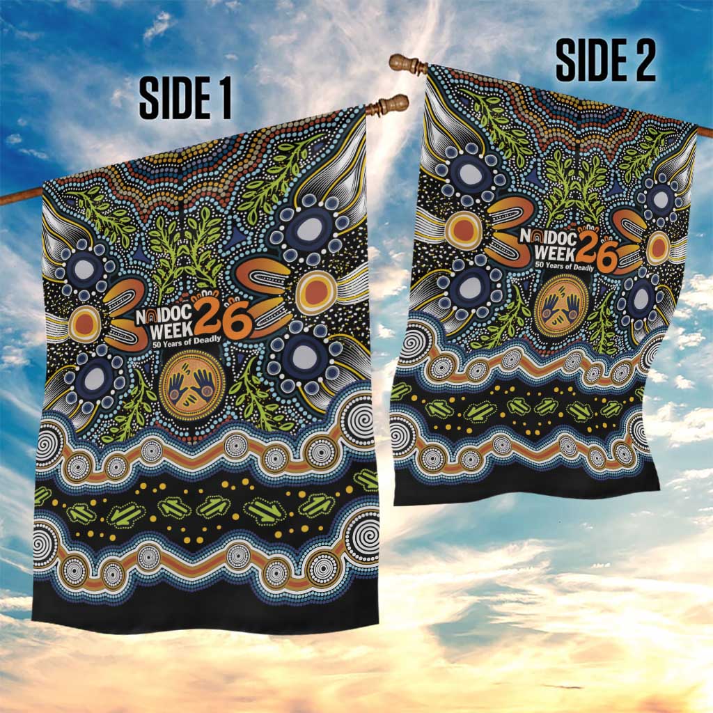 NAIDOC Deadly 50 Years Garden Flag Aboriginal and Torres Strait Islander