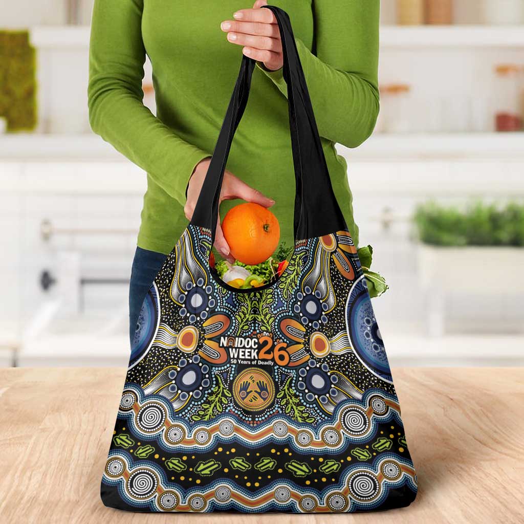 NAIDOC Deadly 50 Years Grocery Bag Aboriginal and Torres Strait Islander