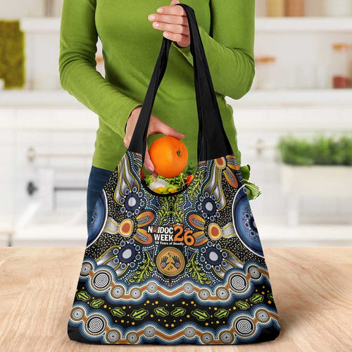 NAIDOC Deadly 50 Years Grocery Bag Aboriginal and Torres Strait Islander