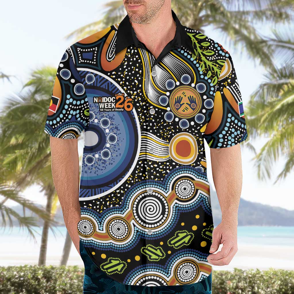 NAIDOC Deadly 50 Years Hawaiian Shirt Aboriginal and Torres Strait Islander