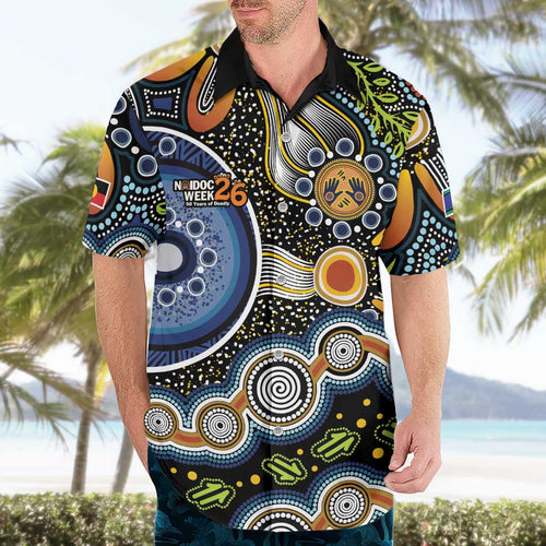 NAIDOC Deadly 50 Years Hawaiian Shirt Aboriginal and Torres Strait Islander