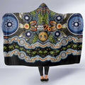 NAIDOC Deadly 50 Years Hooded Blanket Aboriginal and Torres Strait Islander