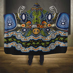 NAIDOC Deadly 50 Years Hooded Blanket Aboriginal and Torres Strait Islander