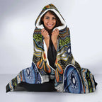NAIDOC Deadly 50 Years Hooded Blanket Aboriginal and Torres Strait Islander