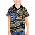 NAIDOC Deadly 50 Years Kid Hawaiian Shirt Aboriginal and Torres Strait Islander