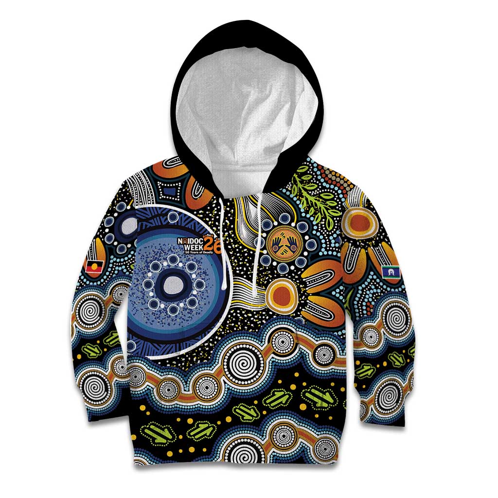 NAIDOC Deadly 50 Years Kid Hoodie Aboriginal and Torres Strait Islander