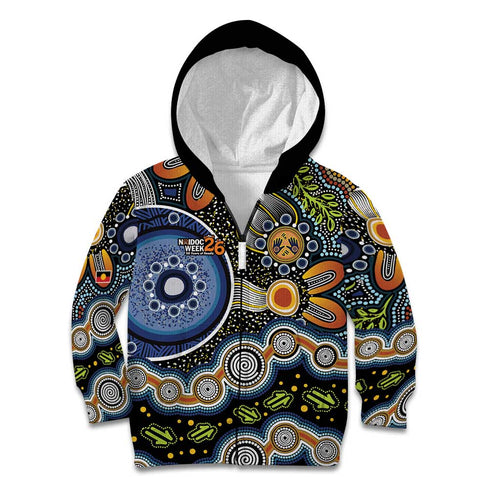 NAIDOC Deadly 50 Years Kid Hoodie Aboriginal and Torres Strait Islander