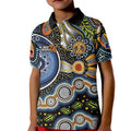 NAIDOC Deadly 50 Years Kid Polo Shirt Aboriginal and Torres Strait Islander
