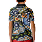 NAIDOC Deadly 50 Years Kid Polo Shirt Aboriginal and Torres Strait Islander