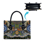 NAIDOC Deadly 50 Years Leather Bag Aboriginal and Torres Strait Islander