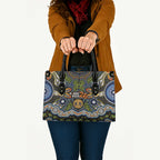 NAIDOC Deadly 50 Years Leather Bag Aboriginal and Torres Strait Islander