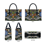 NAIDOC Deadly 50 Years Leather Bag Aboriginal and Torres Strait Islander