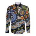 NAIDOC Deadly 50 Years Long Sleeve Button Shirt Aboriginal and Torres Strait Islander