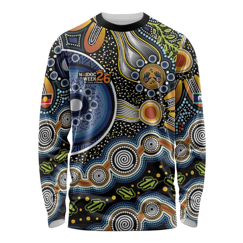NAIDOC Deadly 50 Years Long Sleeve Shirt Aboriginal and Torres Strait Islander