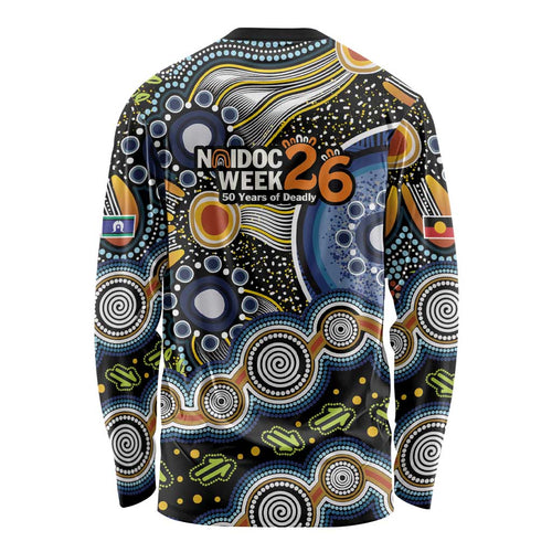 NAIDOC Deadly 50 Years Long Sleeve Shirt Aboriginal and Torres Strait Islander
