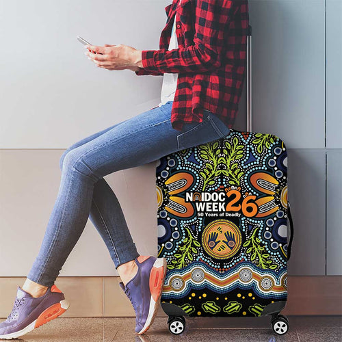 NAIDOC Deadly 50 Years Luggage Cover Aboriginal and Torres Strait Islander