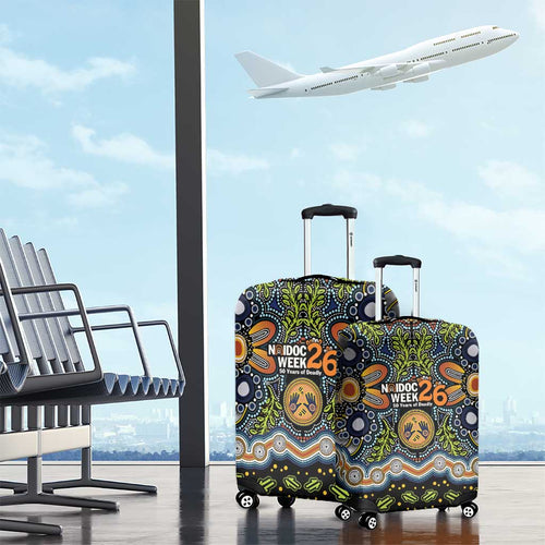 NAIDOC Deadly 50 Years Luggage Cover Aboriginal and Torres Strait Islander