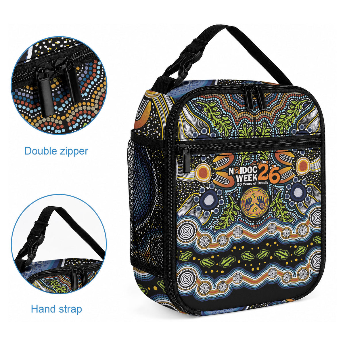 NAIDOC Deadly 50 Years Lunch Bag Aboriginal and Torres Strait Islander