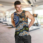 NAIDOC Deadly 50 Years Men Tank Top Aboriginal and Torres Strait Islander