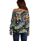 NAIDOC Deadly 50 Years Off Shoulder Sweater Aboriginal and Torres Strait Islander