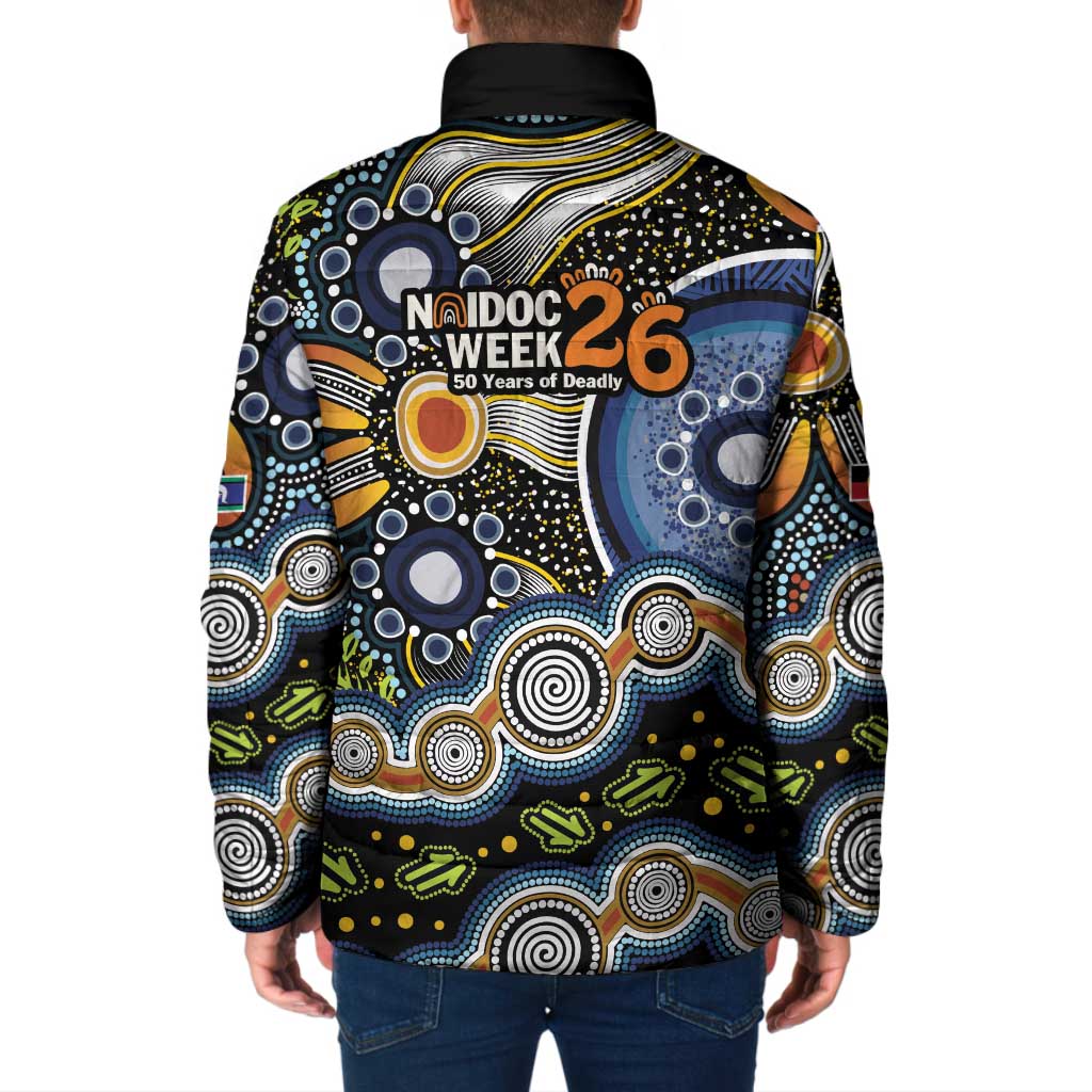 NAIDOC Deadly 50 Years Padded Jacket Aboriginal and Torres Strait Islander