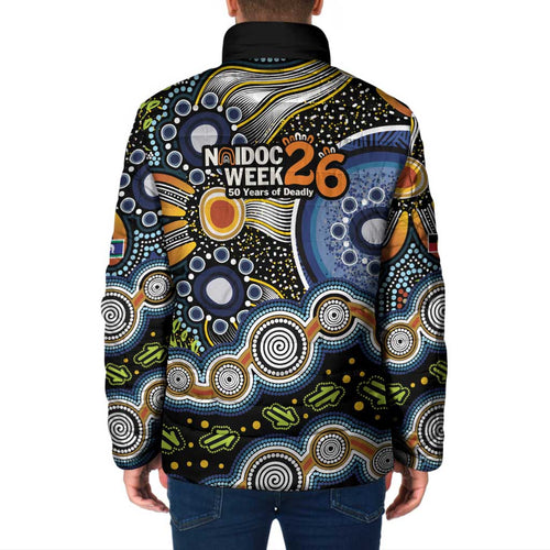 NAIDOC Deadly 50 Years Padded Jacket Aboriginal and Torres Strait Islander