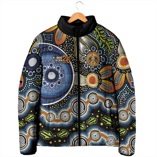 NAIDOC Deadly 50 Years Padded Jacket Aboriginal and Torres Strait Islander